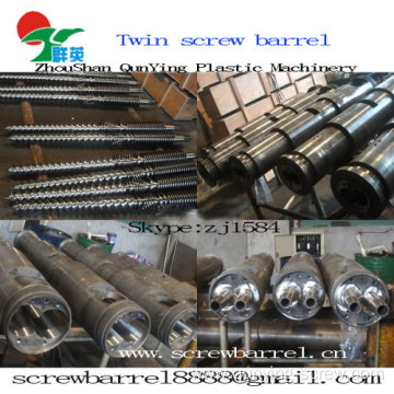 Conical Twin Pvc Sheet Screw Cylinder For Extrusion Line 